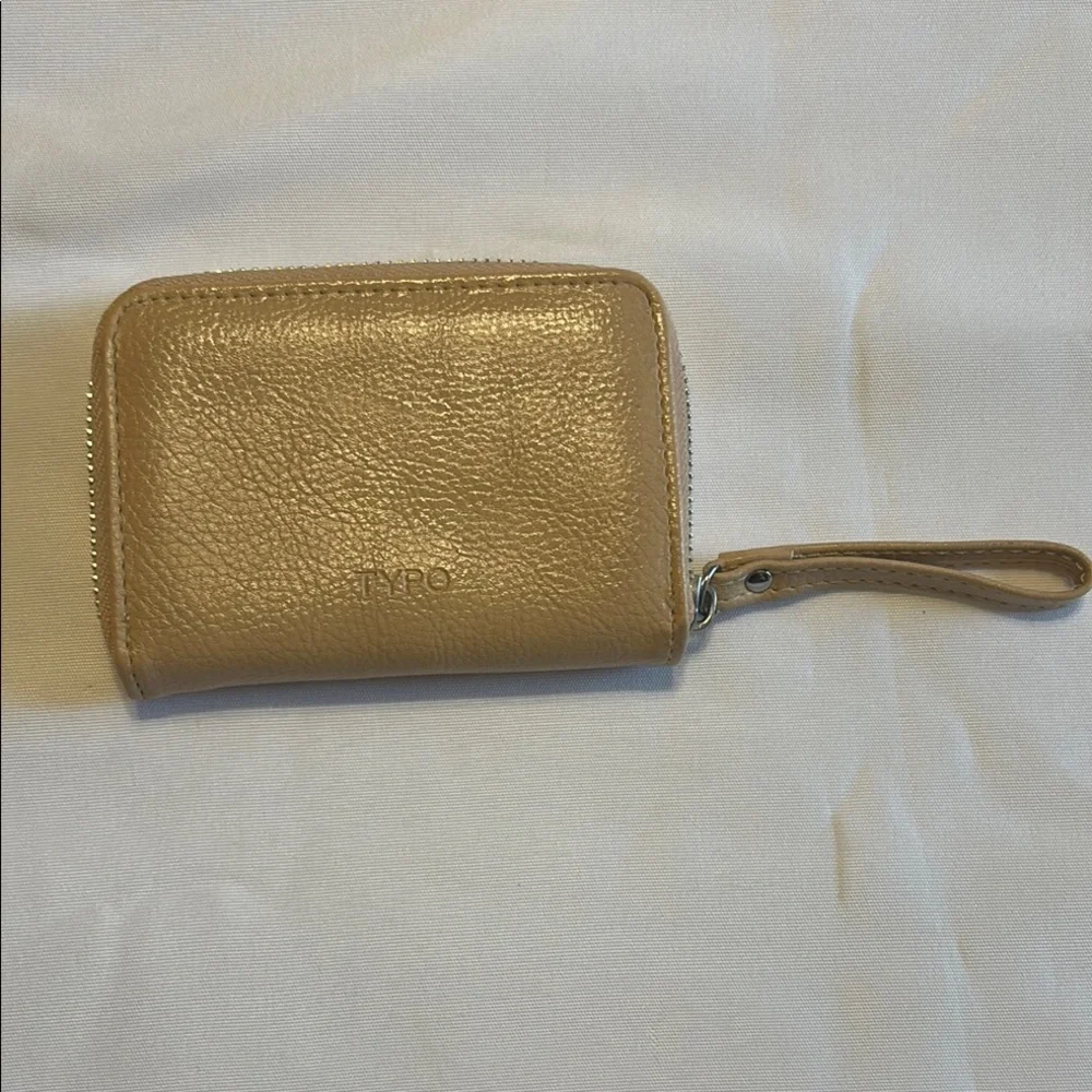 Typo Wristlet Tan Preloved